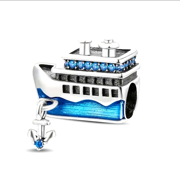 🚢CRUISE SHIP WITH ANCHOR CHARM, NWT - Picture 5 of 6